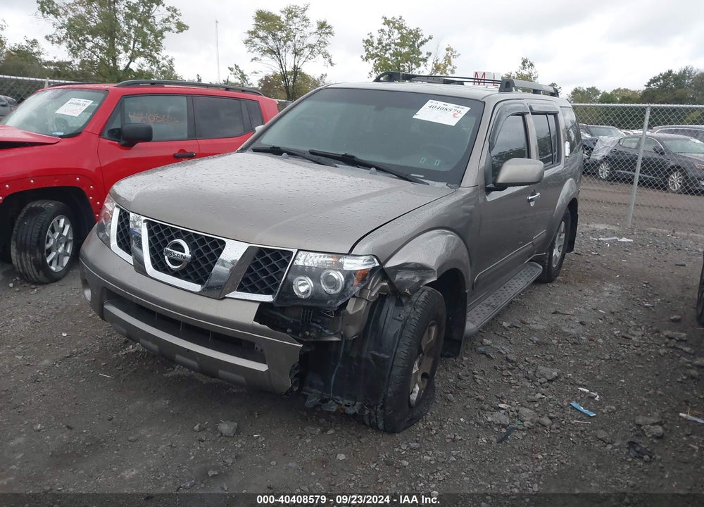 2005 NISSAN PATHFINDER SE VIN: 5N1AR18W85C757609