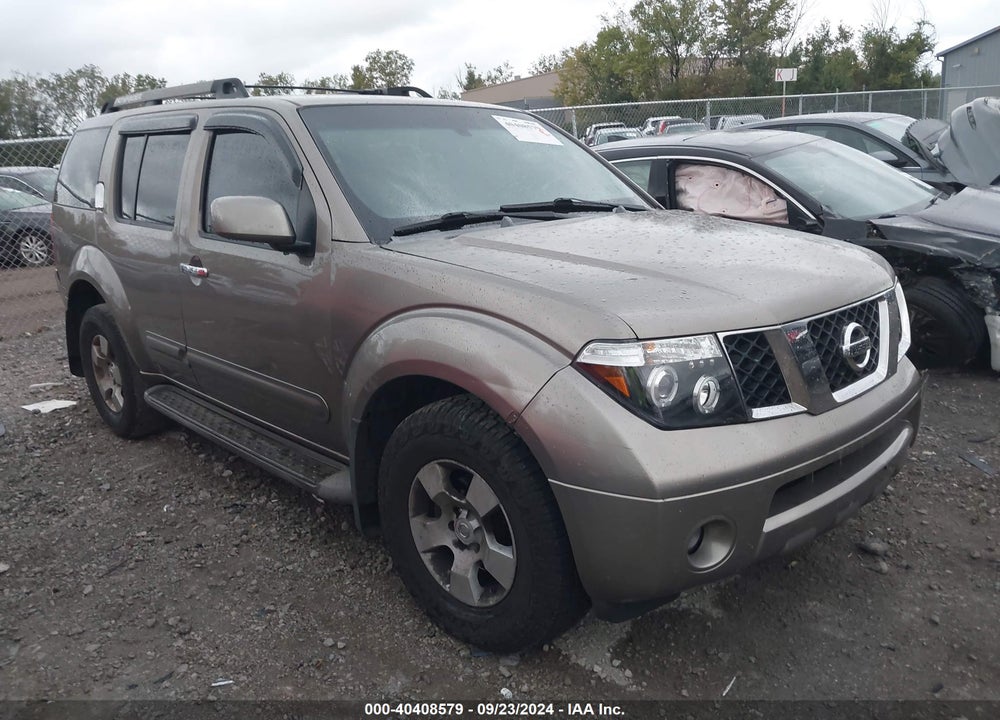 2005 NISSAN PATHFINDER SE VIN: 5N1AR18W85C757609