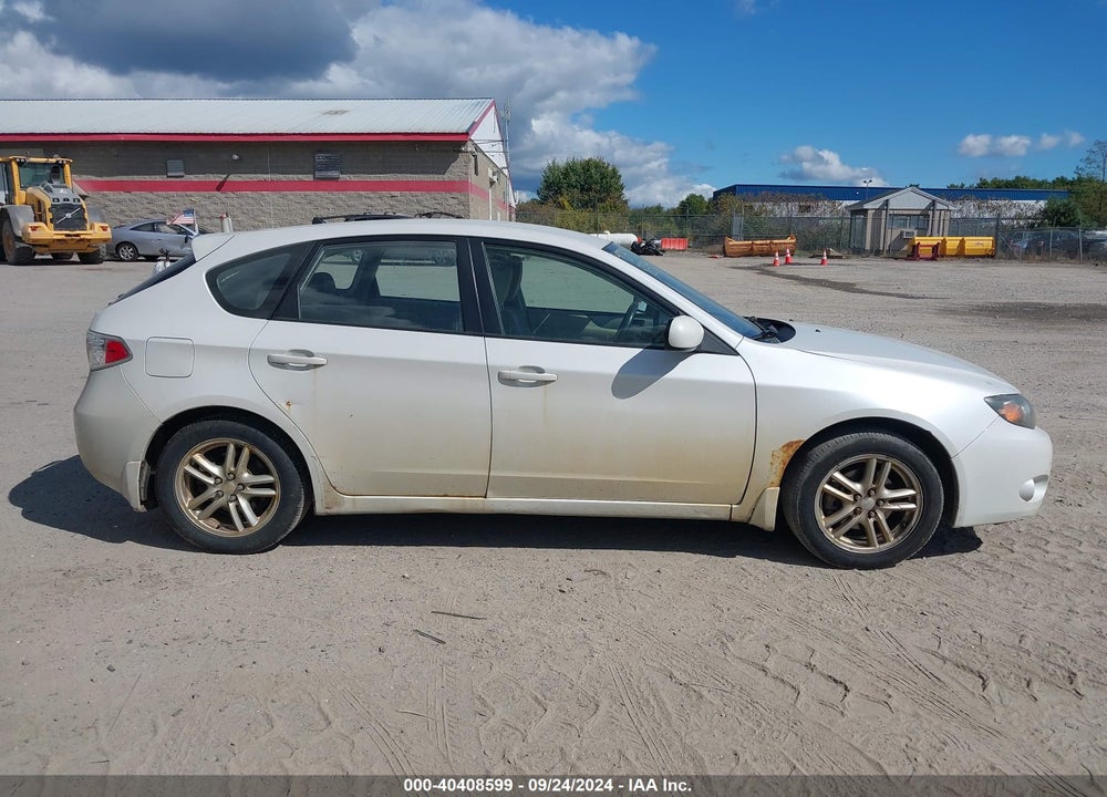 2009 SUBARU IMPREZA 2.5I VIN: JF1GH61619H812344