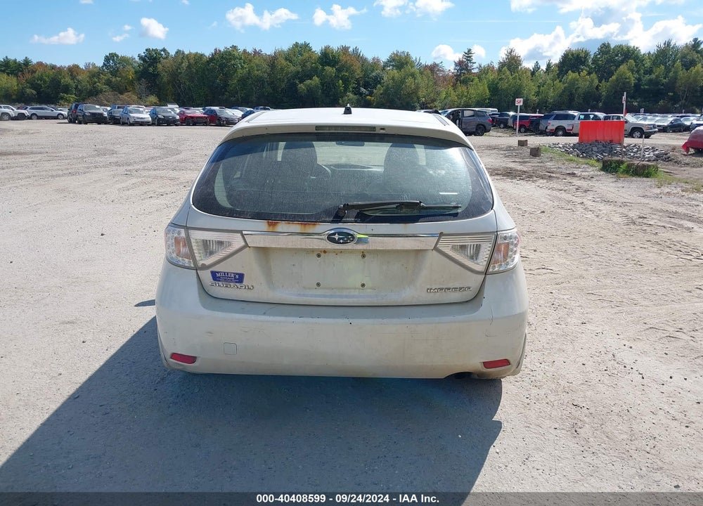 2009 SUBARU IMPREZA 2.5I VIN: JF1GH61619H812344