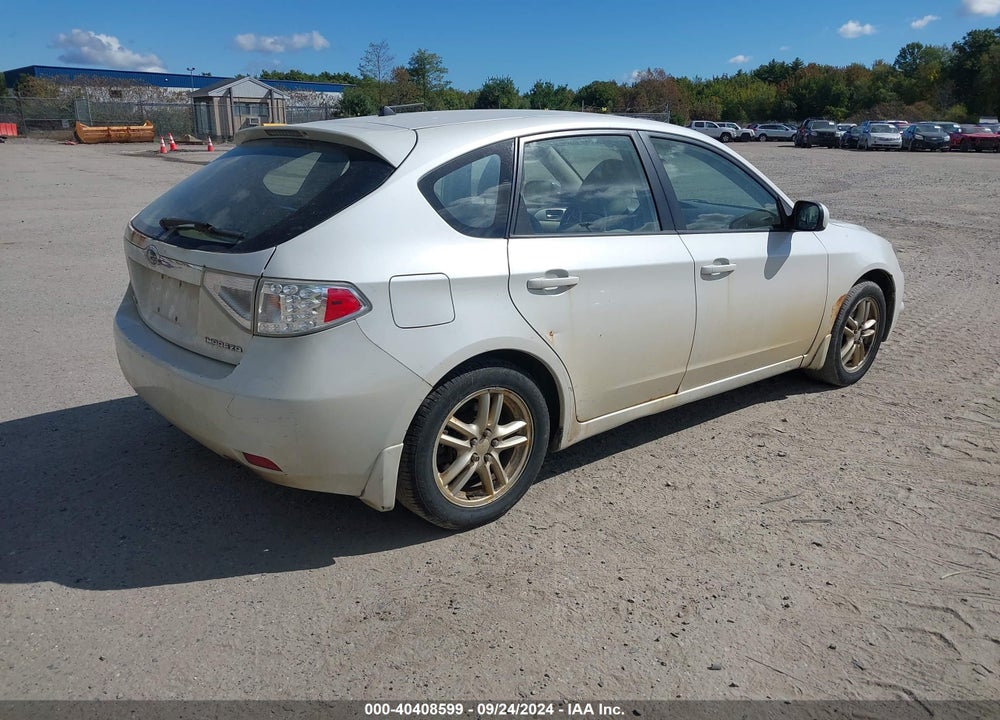 2009 SUBARU IMPREZA 2.5I VIN: JF1GH61619H812344