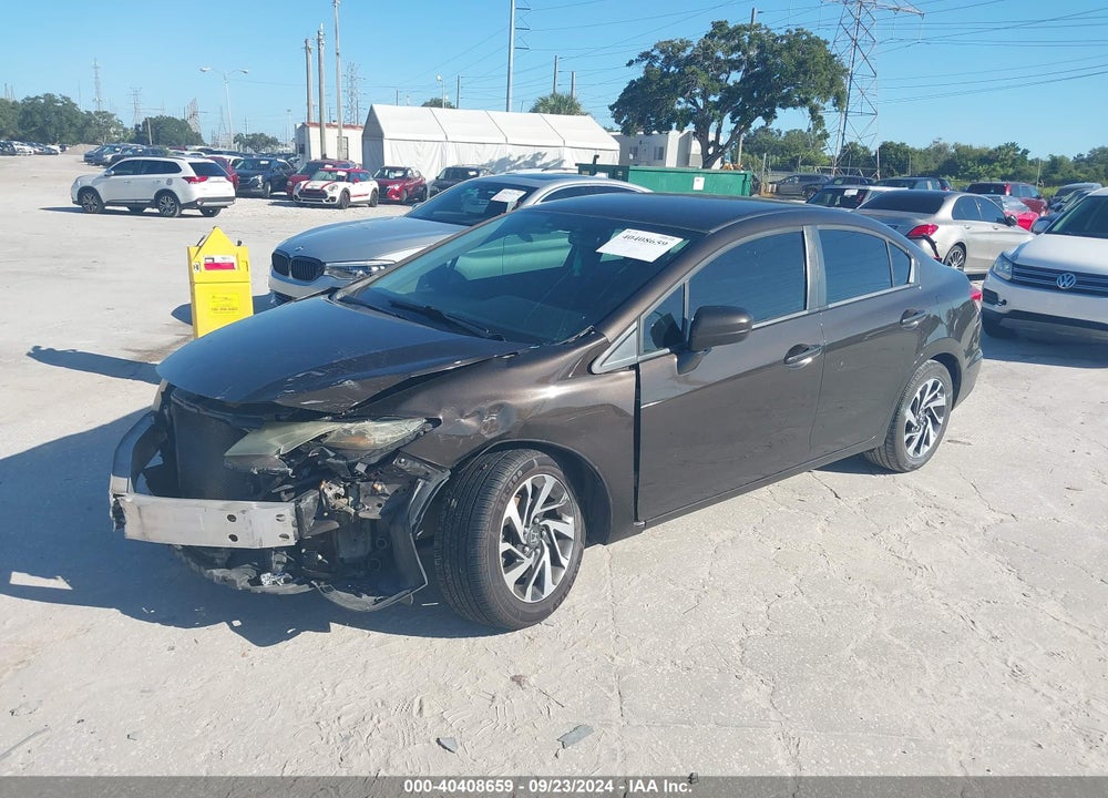 2014 HONDA CIVIC LX VIN: 2HGFB2F58EH523130