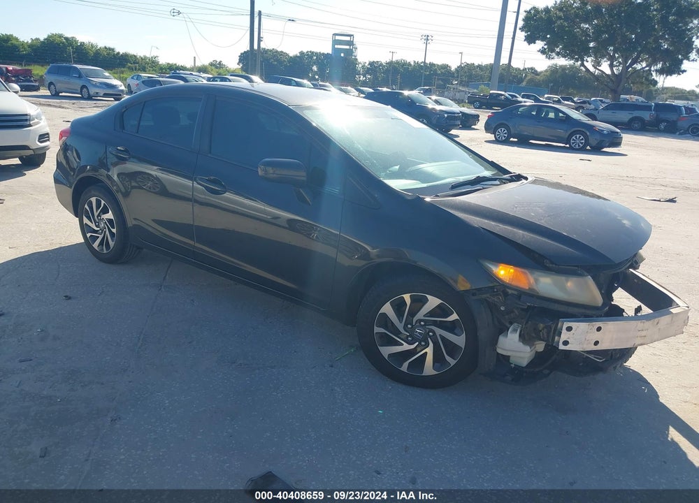 2014 HONDA CIVIC LX VIN: 2HGFB2F58EH523130