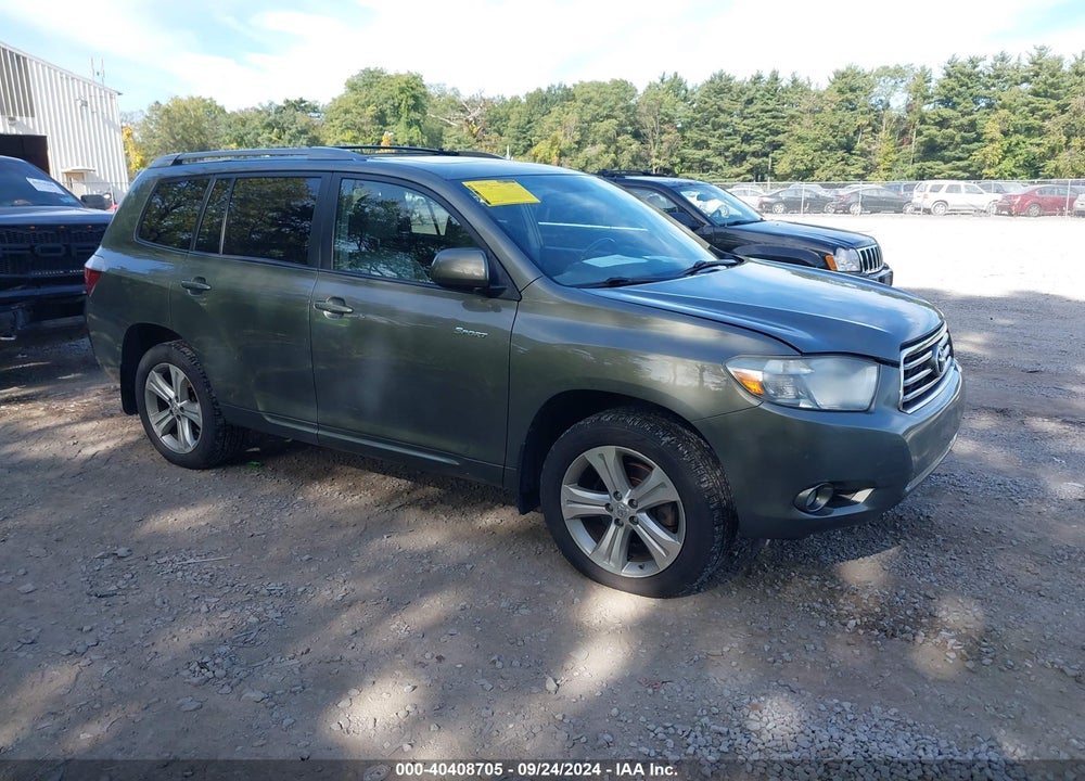2008 TOYOTA HIGHLANDER SPORT VIN: JTEES43AX82033241