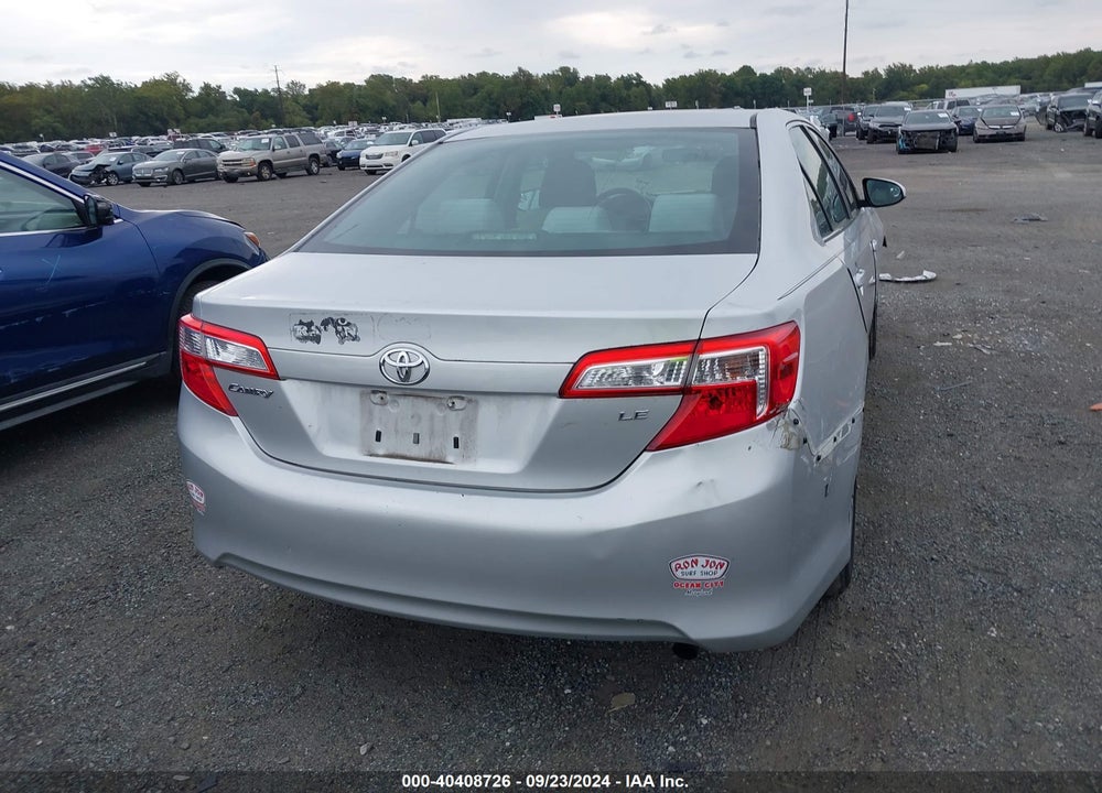 2012 TOYOTA CAMRY LE VIN: 4T1BF1FKXCU049754