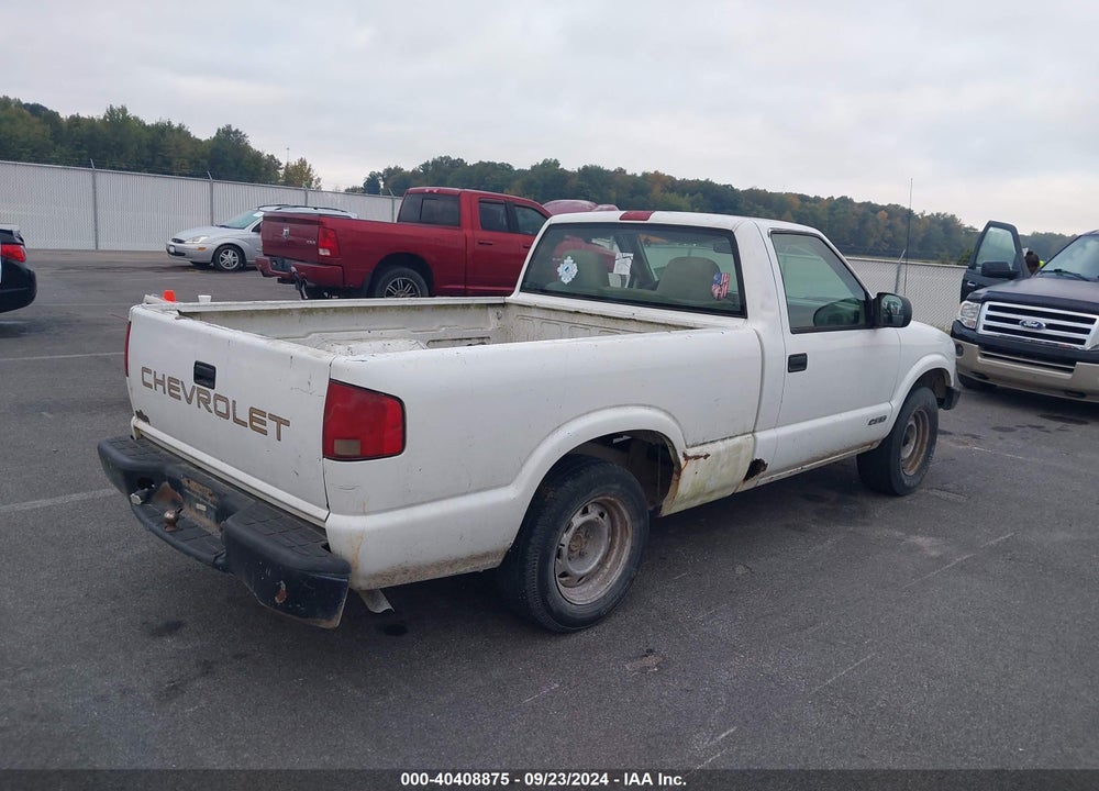 1998 CHEVROLET S-10 FLEETSIDE VIN: 1GCCS1448WK241392