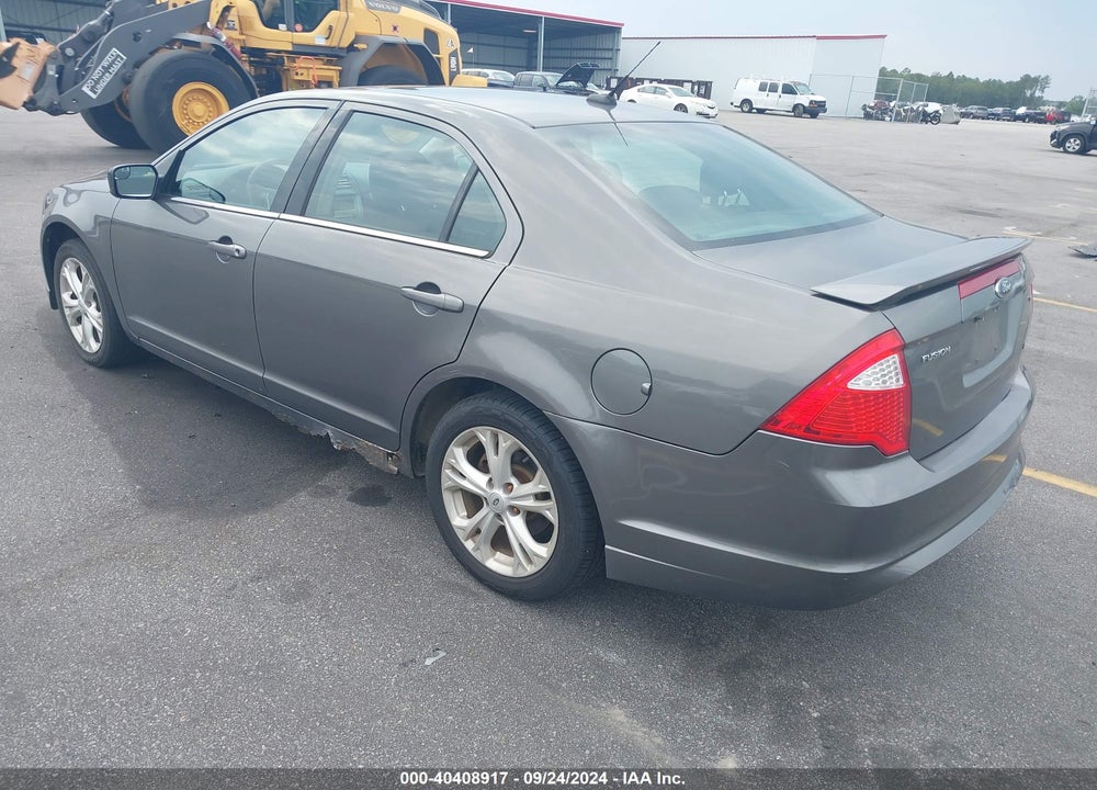 2012 FORD FUSION SE VIN: 3FAHP0HA1CR374008