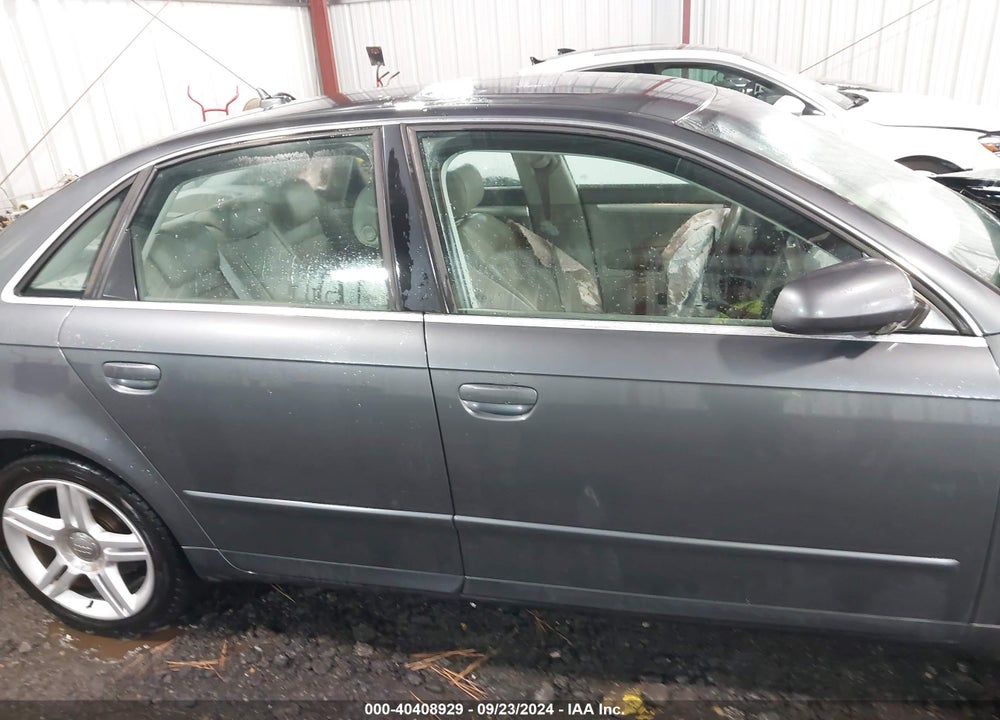 2007 AUDI A4 2.0T VIN: WAUDF78E47A106817