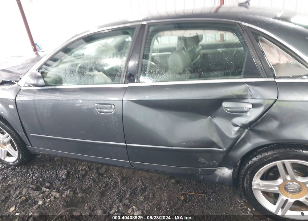 2007 AUDI A4 2.0T VIN: WAUDF78E47A106817