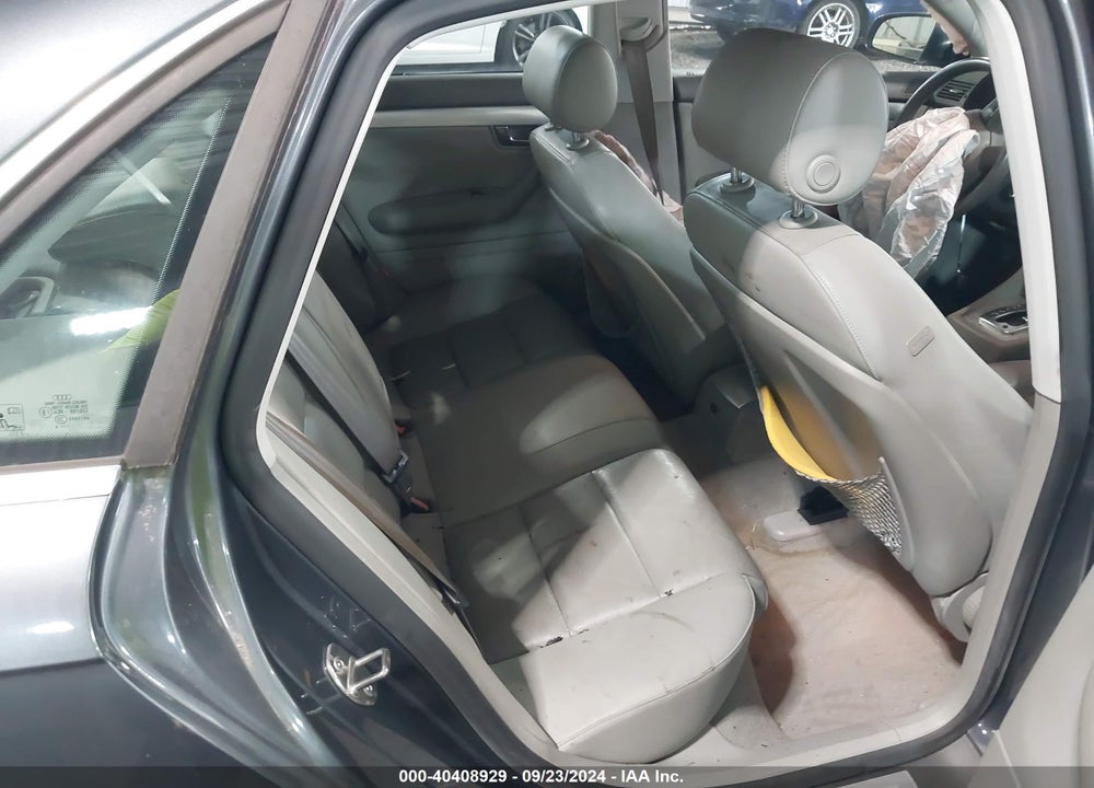 2007 AUDI A4 2.0T VIN: WAUDF78E47A106817