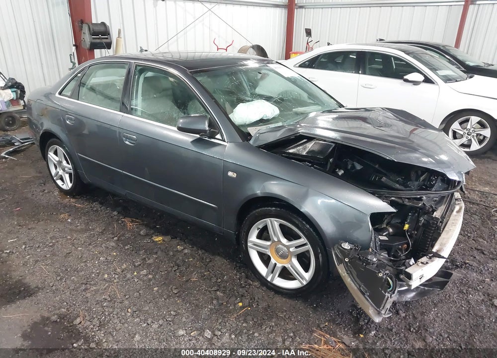 2007 AUDI A4 2.0T VIN: WAUDF78E47A106817