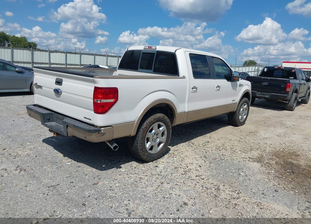 2013 FORD F-150 KING RANCH VIN: 1FTFW1ET0DKE21762