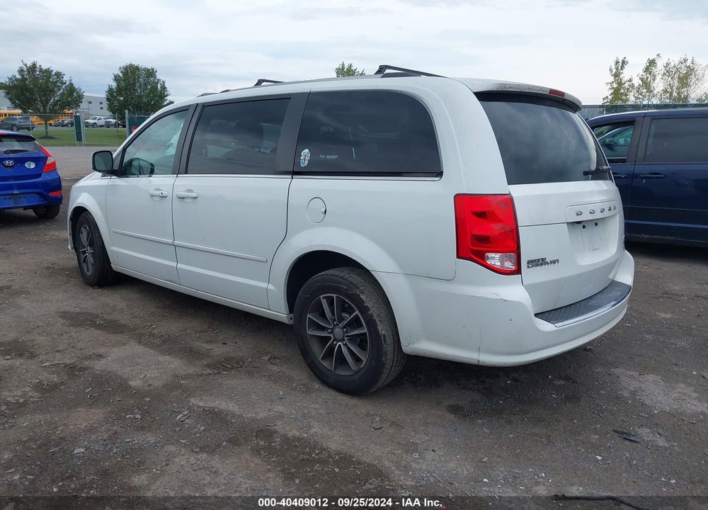 2017 DODGE GRAND CARAVAN SXT VIN: 2C4RDGCG3HR806851