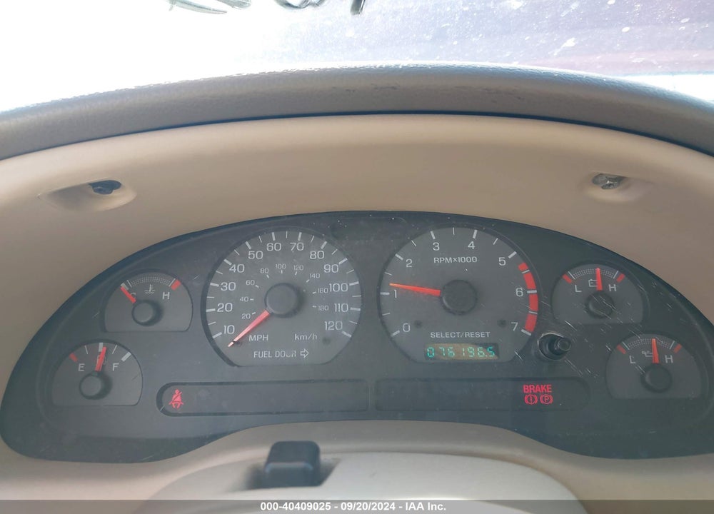 2000 FORD MUSTANG VIN: 1FAFP4447YF244706
