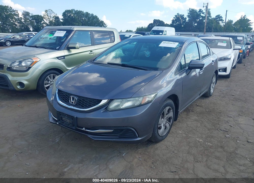 2014 HONDA CIVIC LX VIN: 19XFB2F57EE247579