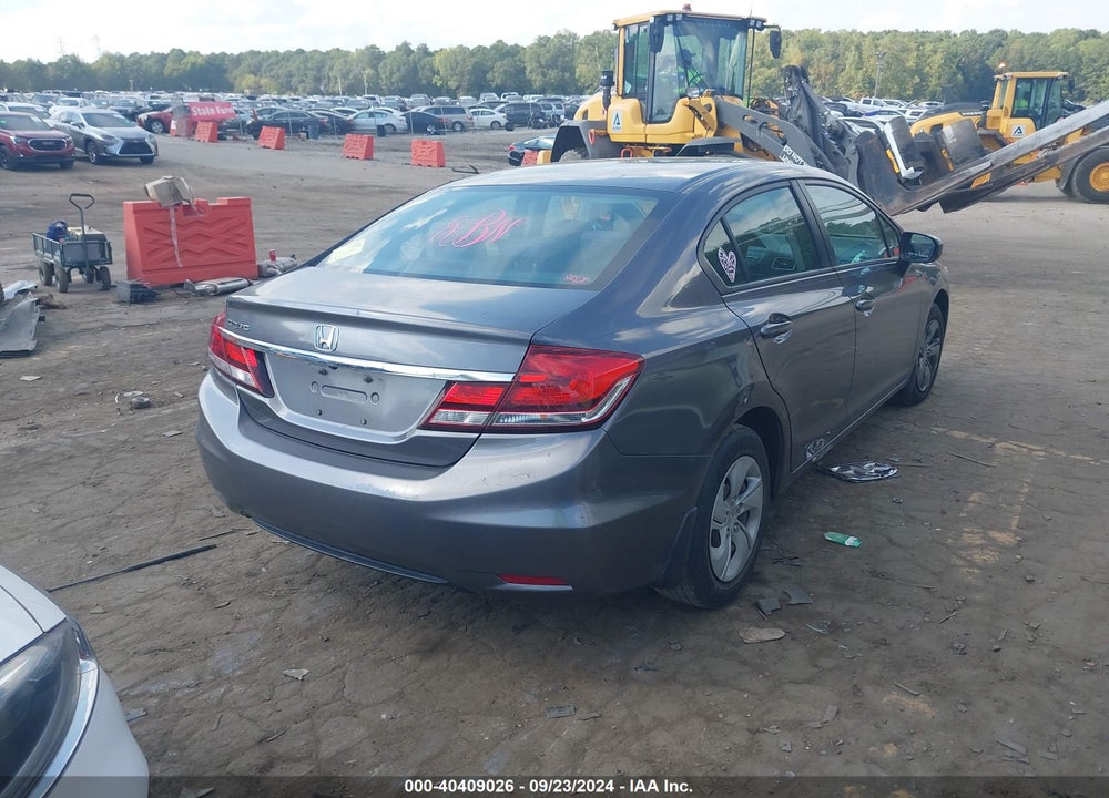 2014 HONDA CIVIC LX VIN: 19XFB2F57EE247579