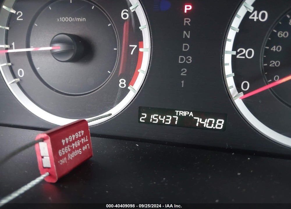 2009 HONDA ACCORD 2.4 LX-P VIN: 1HGCP26419A047903