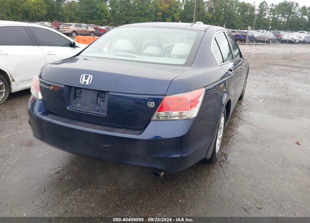 2009 HONDA ACCORD 2.4 LX-P VIN: 1HGCP26419A047903