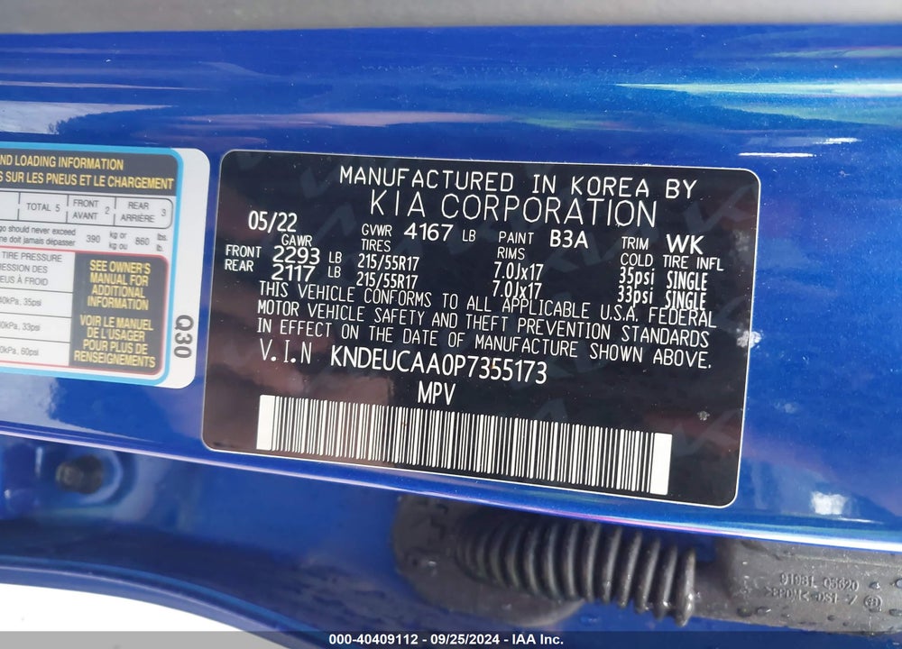2023 KIA SELTOS S VIN: KNDEUCAA0P7355173