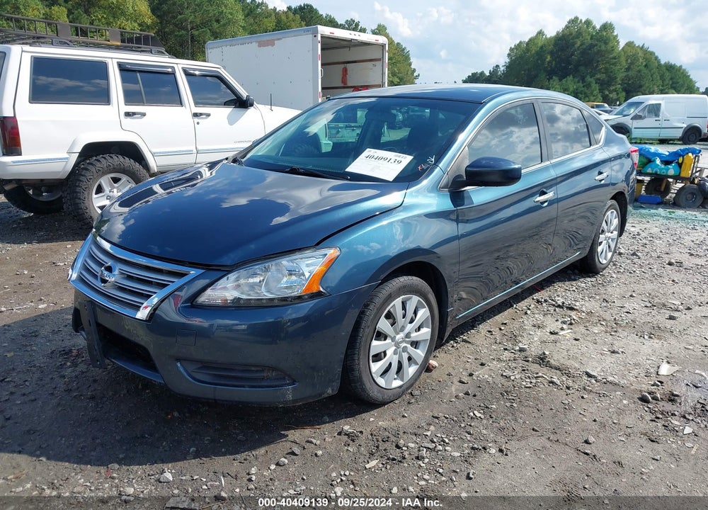 2015 NISSAN SENTRA SV VIN: 3N1AB7AP5FY276243