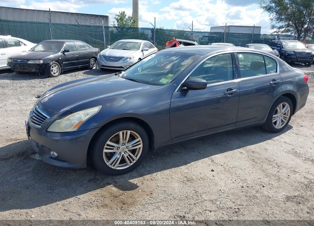 2010 INFINITI G37X VIN: JN1CV6AR0AM250611