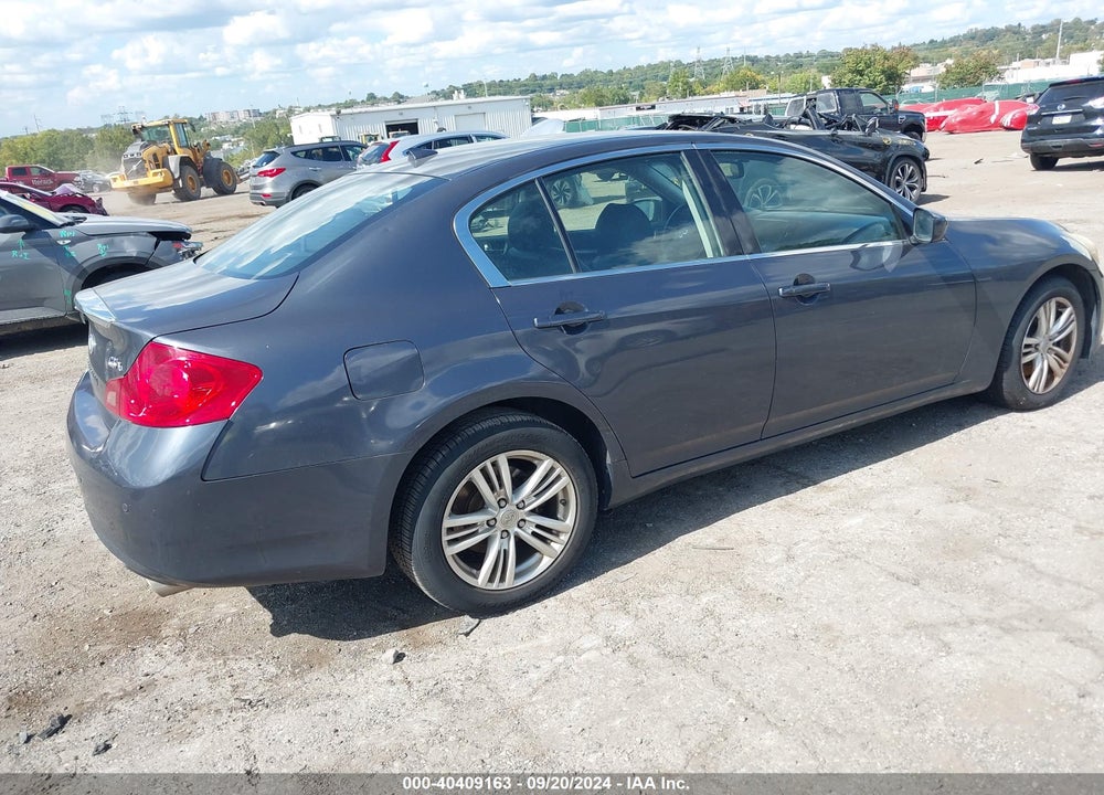 2010 INFINITI G37X VIN: JN1CV6AR0AM250611