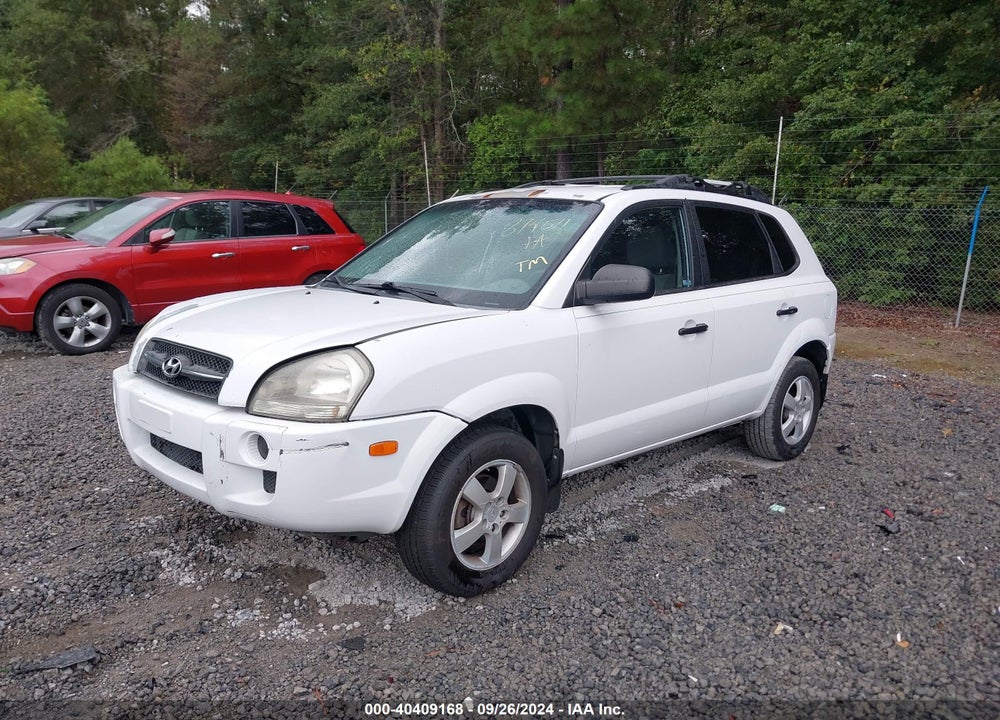2008 HYUNDAI TUCSON VIN: KM8JM12B28U874511