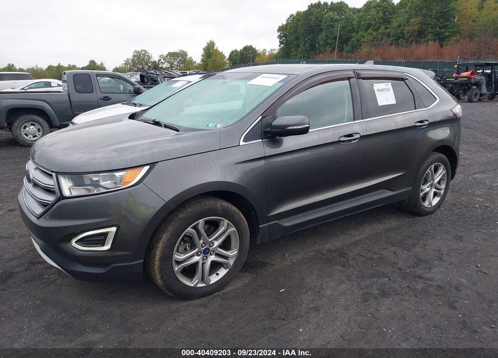 2018 FORD EDGE TITANIUM VIN: 2FMPK4K84JBC01687