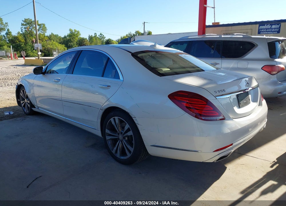 2016 MERCEDES-BENZ S 550 VIN: WDDUG8CB5GA234766