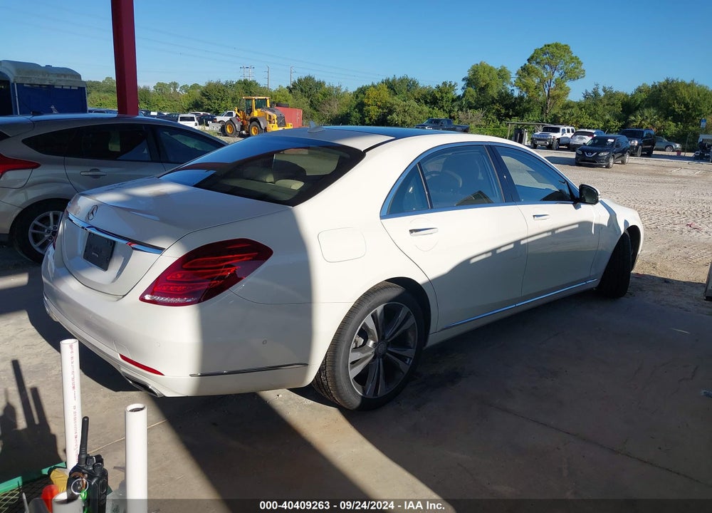 2016 MERCEDES-BENZ S 550 VIN: WDDUG8CB5GA234766