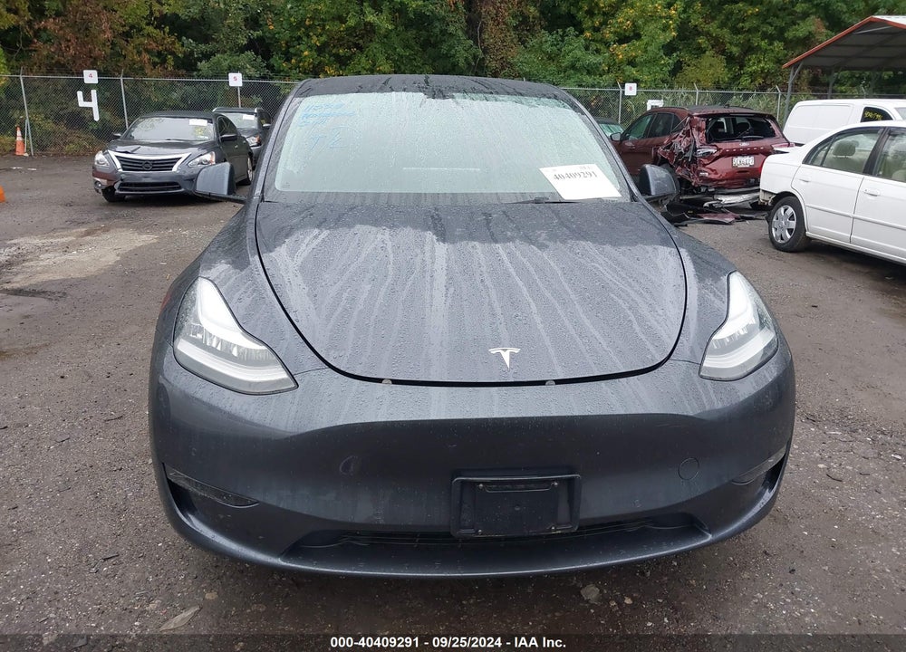 2021 TESLA MODEL Y LONG RANGE DUAL MOTOR ALL-WHEEL DRIVE VIN: 5YJYGDEE9MF253741