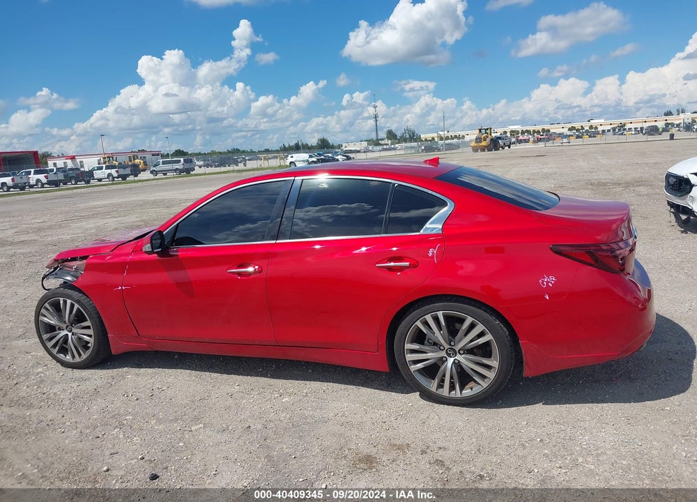 2022 INFINITI Q50 SENSORY VIN: JN1EV7CP8NM312014