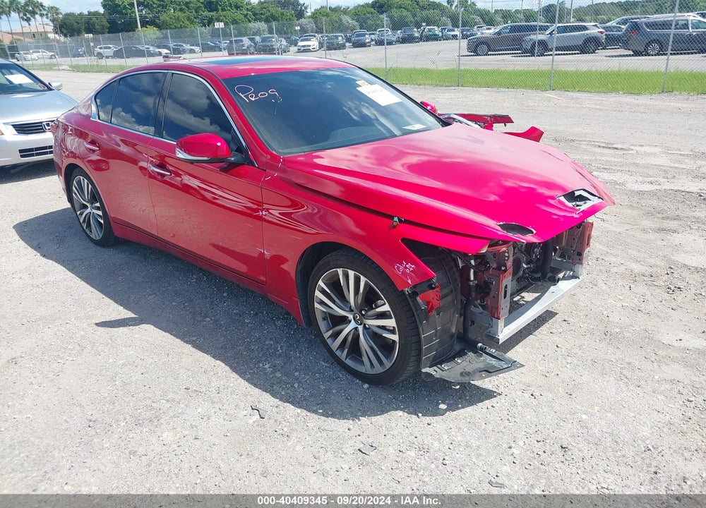 2022 INFINITI Q50 SENSORY VIN: JN1EV7CP8NM312014