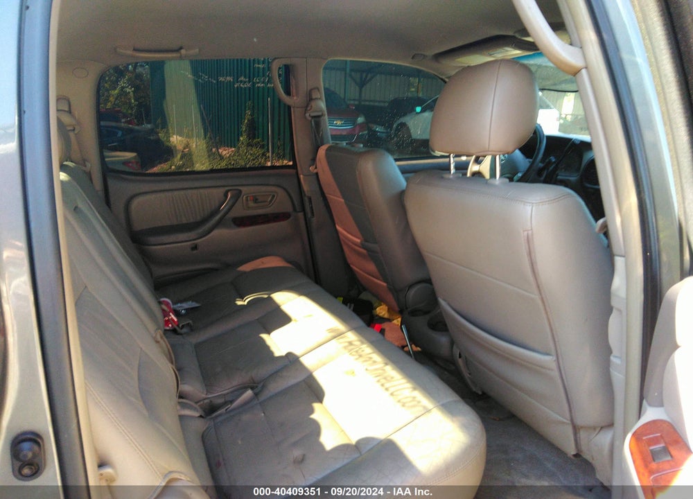 2005 TOYOTA TUNDRA DOUBLE CAB LIMITED VIN: 5TBET38125S465386