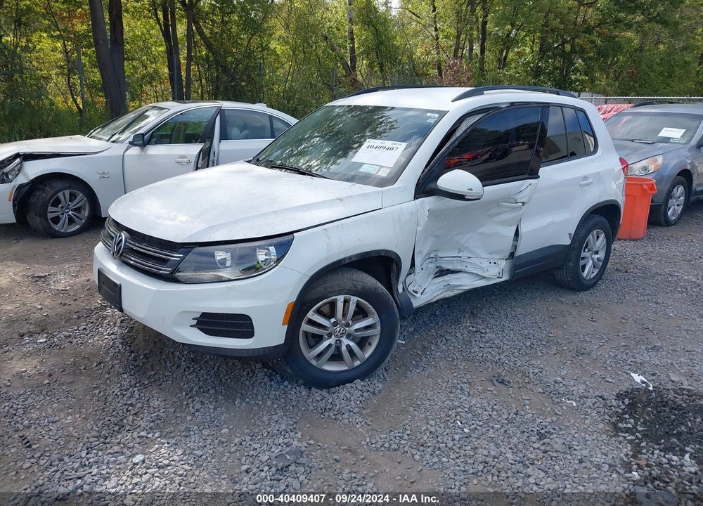 2017 VOLKSWAGEN TIGUAN 2.0T/2.0T S VIN: WVGAV7AX5HK010772