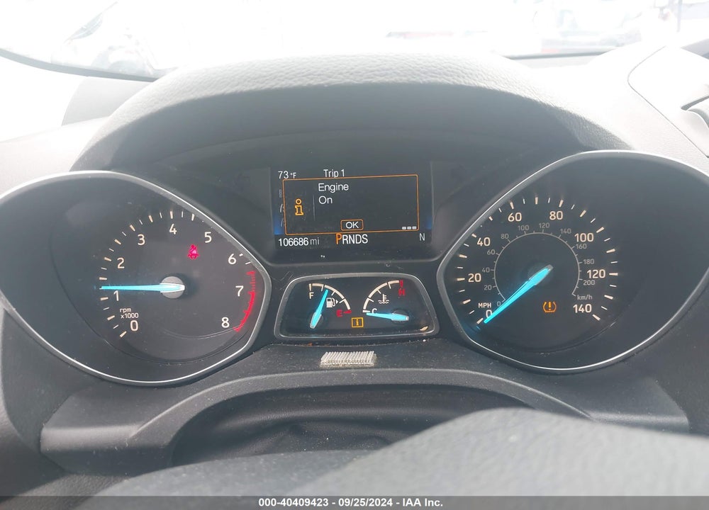 2017 FORD ESCAPE S VIN: 1FMCU0F75HUB70764