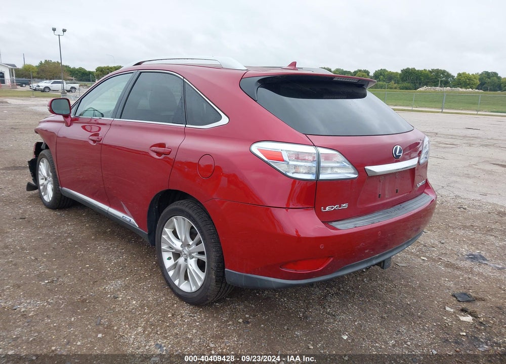 2010 LEXUS RX 450H VIN: JTJBC1BA8A2404727