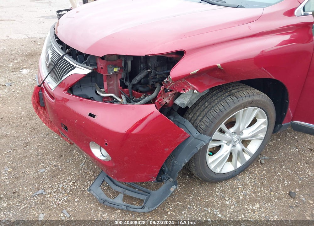 2010 LEXUS RX 450H VIN: JTJBC1BA8A2404727