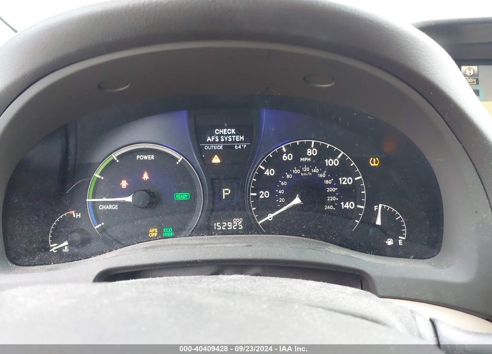 2010 LEXUS RX 450H VIN: JTJBC1BA8A2404727
