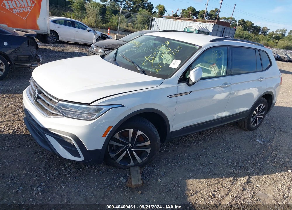 2022 VOLKSWAGEN TIGUAN VIN: 3VV1B7AX0NM004543