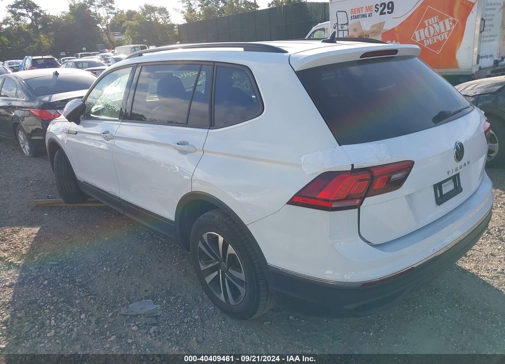 2022 VOLKSWAGEN TIGUAN VIN: 3VV1B7AX0NM004543