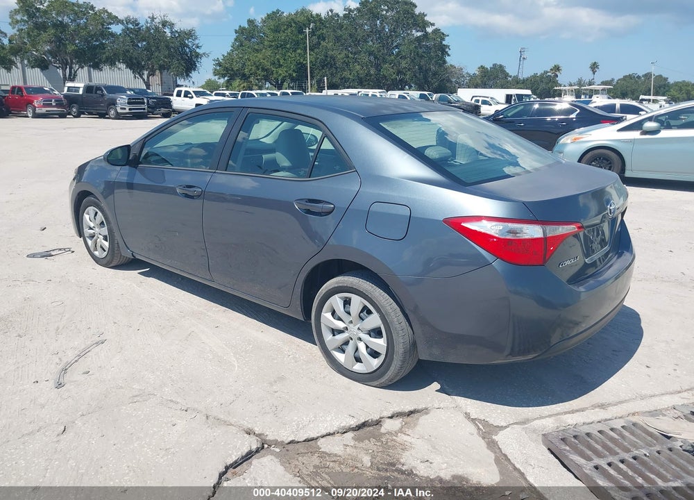 2014 TOYOTA COROLLA LE VIN: 2T1BURHE4EC121631