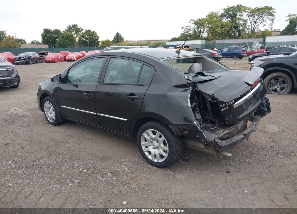 2012 NISSAN SENTRA 2.0 S VIN: 3N1AB6AP5CL642172