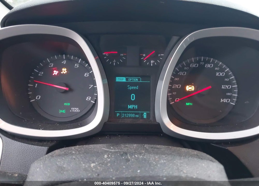 2013 CHEVROLET EQUINOX VIN: 1GNALPEK9DZ112268