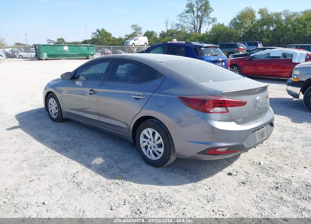 2019 HYUNDAI ELANTRA SE VIN: 5NPD74LF5KH413039