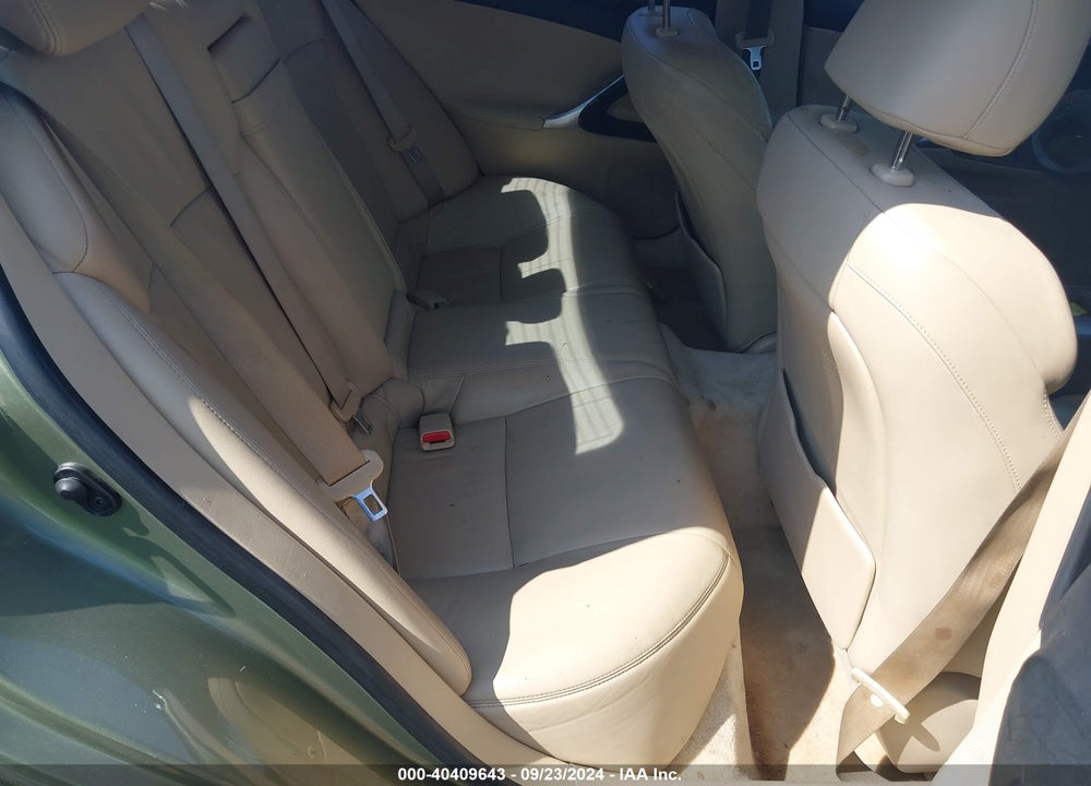 2007 LEXUS IS 250 VIN: JTHBK262472036360