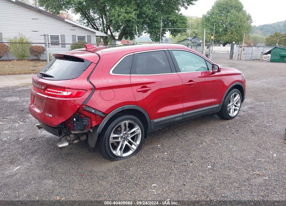 2016 LINCOLN MKC RESERVE VIN: 5LMCJ3D92GUJ21760