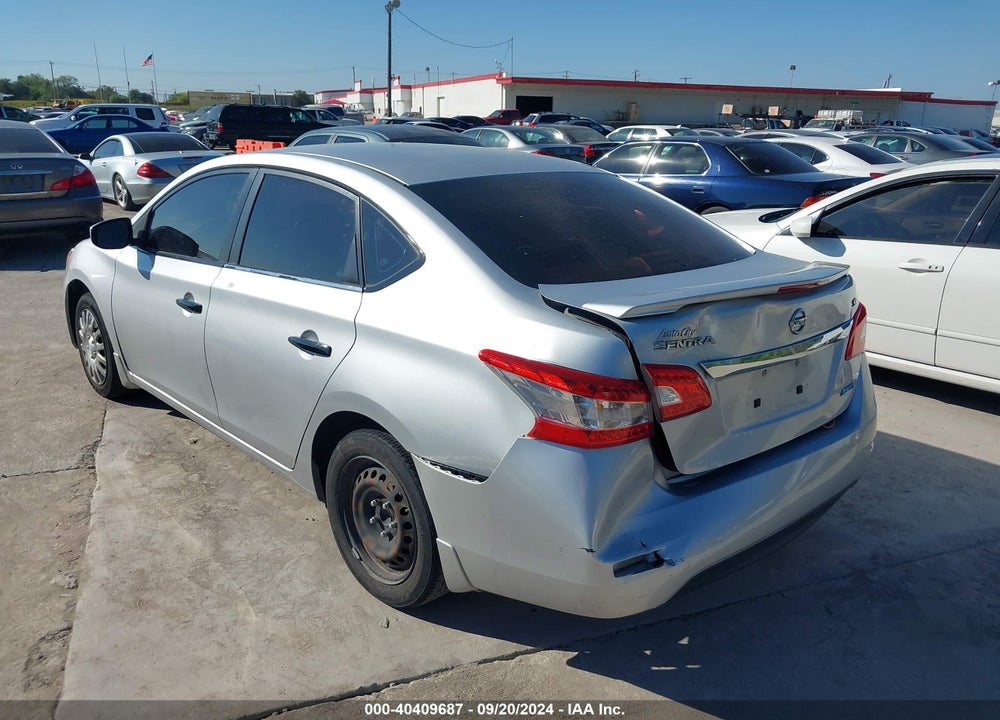 2014 NISSAN SENTRA S VIN: 3N1AB7AP7EY202109