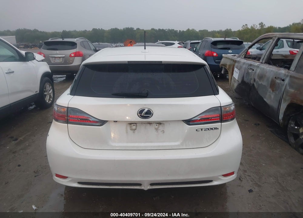 2011 LEXUS CT 200H PREMIUM VIN: JTHKD5BH8B2034271