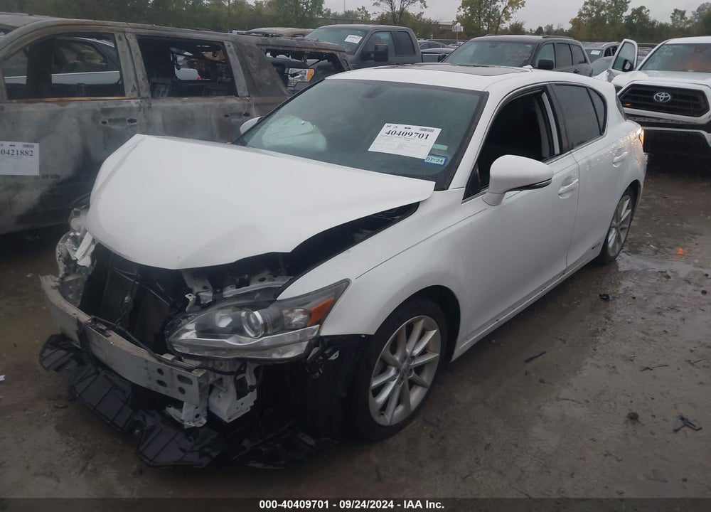 2011 LEXUS CT 200H PREMIUM VIN: JTHKD5BH8B2034271